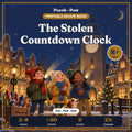 The Stolen Countdown Clock – printable New Year’s Eve escape room, English edition cover, 8+