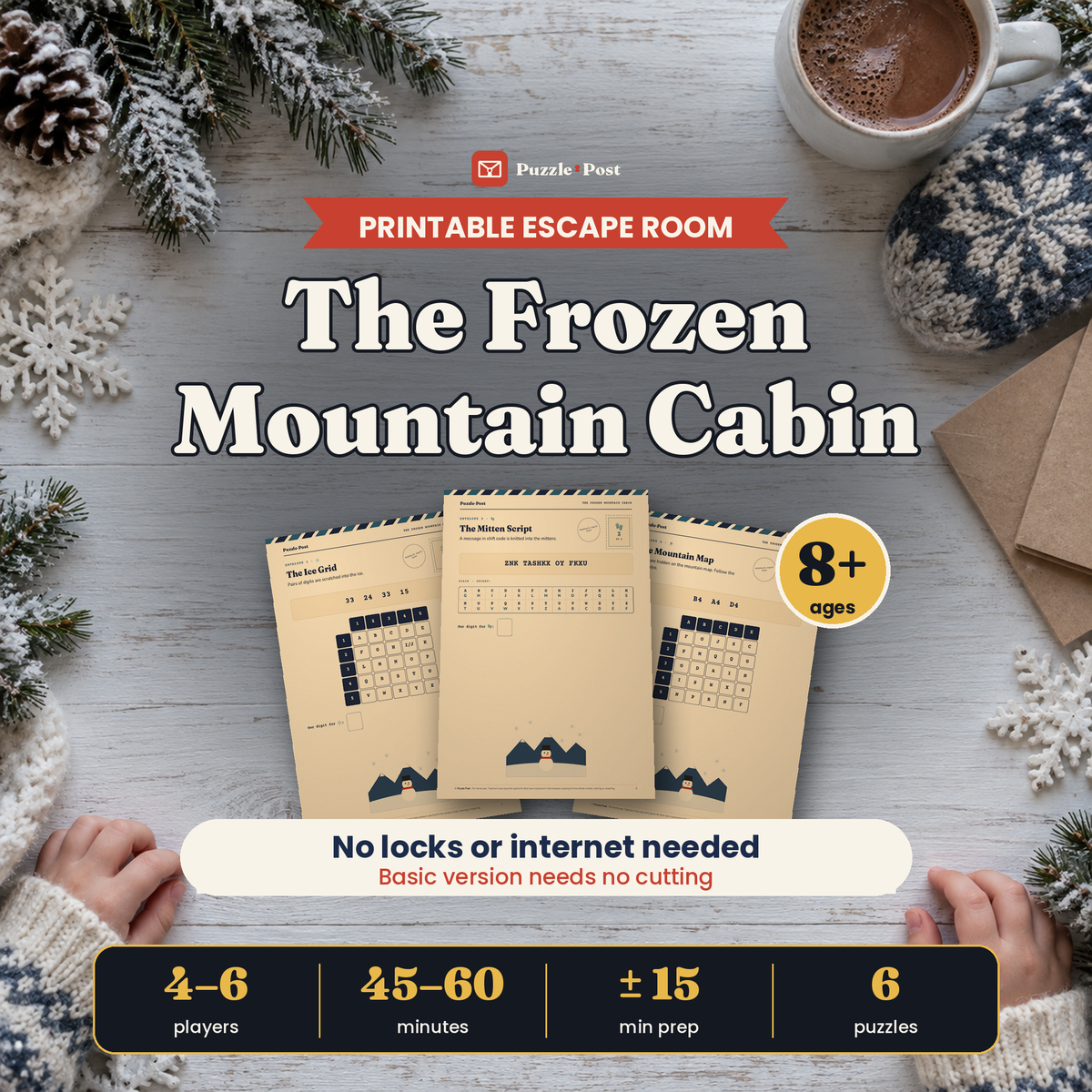 The Frozen Mountain Cabin – Engelstalige editie van De Bevroren Berghut, omslag