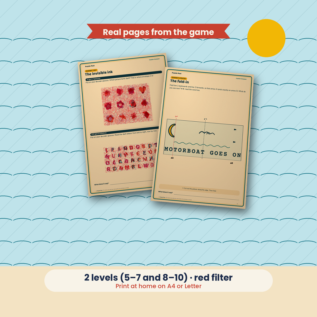 Captain Compass – English edition: real pages from the treasure hunt