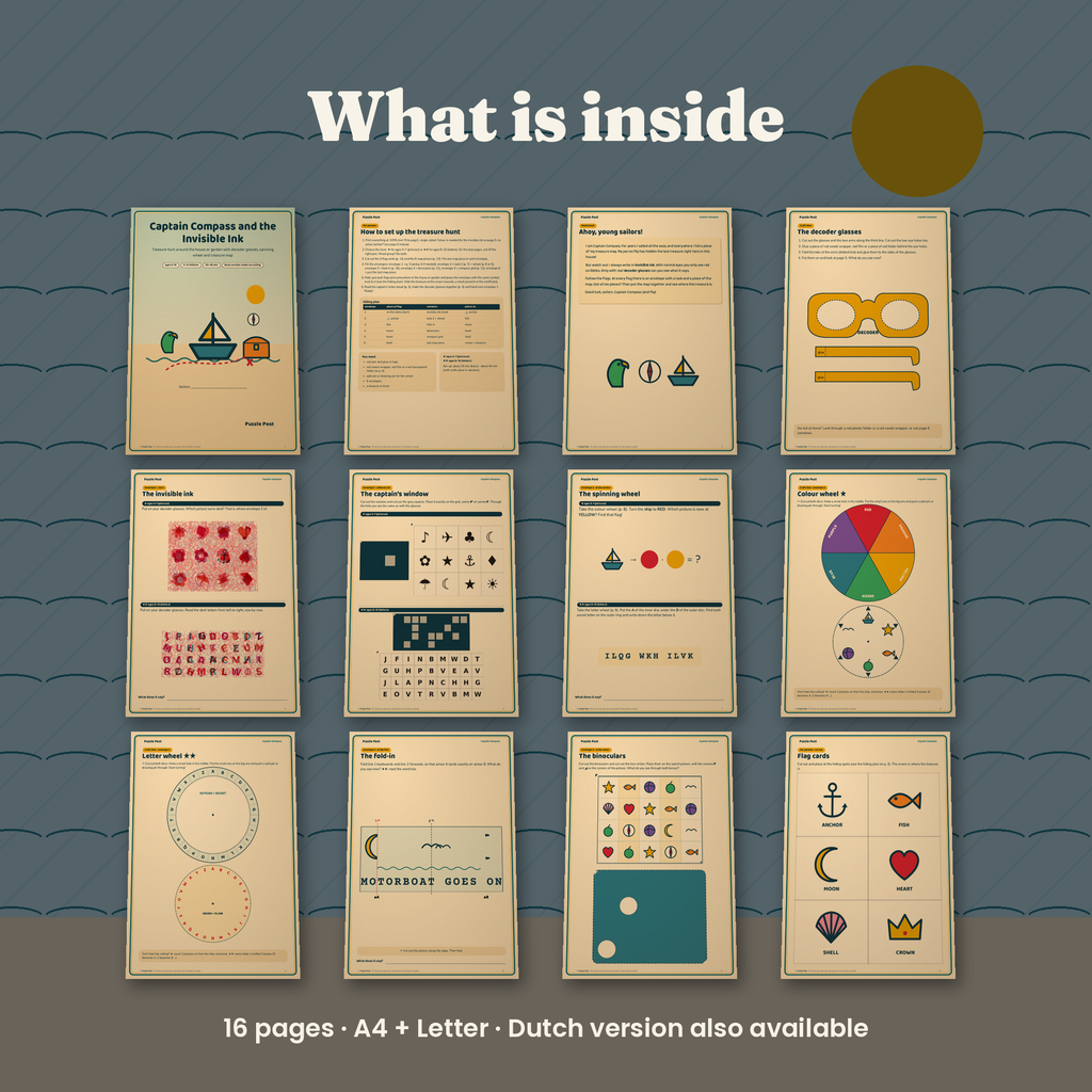 Captain Compass – English edition: what is inside