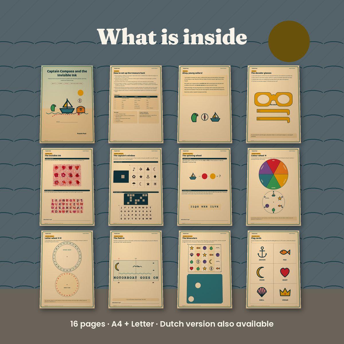 Captain Compass – English edition: what is inside