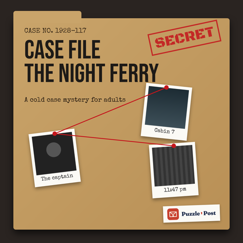 Case File: The Night Ferry – English edition of Dossier Nachtboot, case file cover