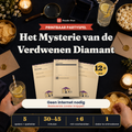 Het Mysterie van de Verdwenen Diamant – printbaar partyspel voor 12+ van Puzzle Post, omslag