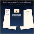 Printable Party Game – “Het Mysterie van de Verdwenen Diamant” (Dutch edition)