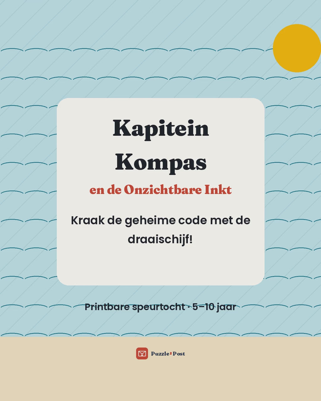 Kapitein Kompas – de draaischijf ontcijfert het geheime bericht