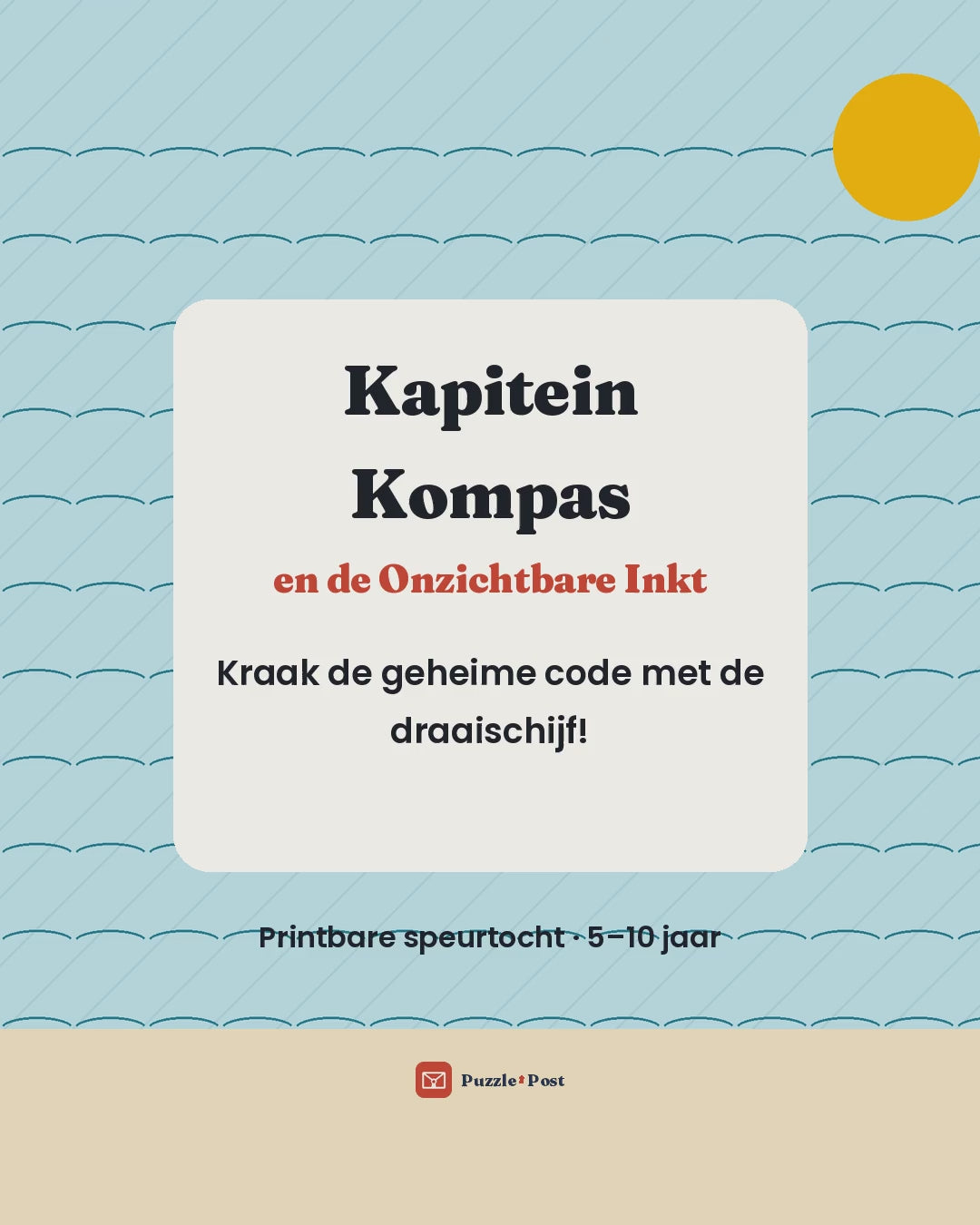 Kapitein Kompas – de draaischijf ontcijfert het geheime bericht